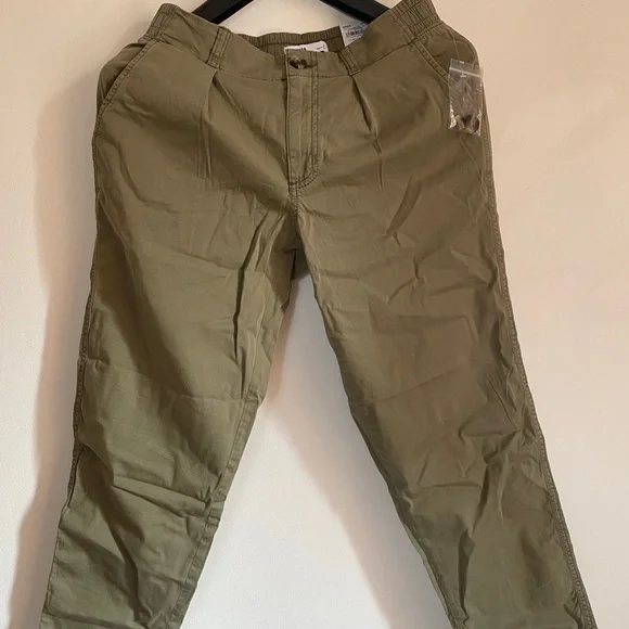 🌸 5 for $25 // Sonoma Olive Green Capri Pants Size 4 - Picture 2 of 6